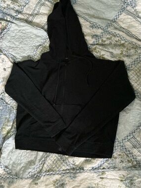 Classic Black Zip-Up Hoodie